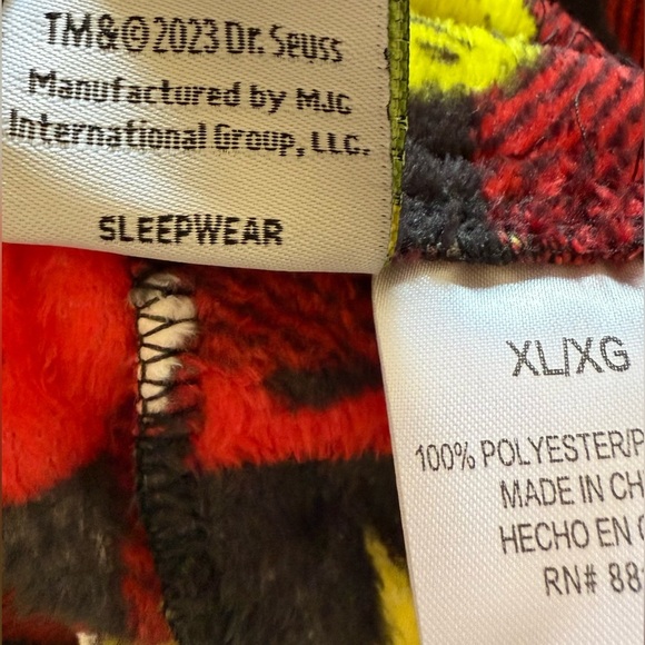 NWT Men’s Grinch Star Sleep/Pajama Pants in Size XL - Picture 9 of 9